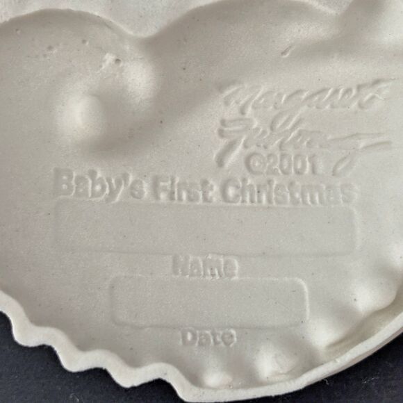 Margaret Furlong Babys First Christmas Ornament Porcelain Collectable Vintage 01 - Picture 4 of 8